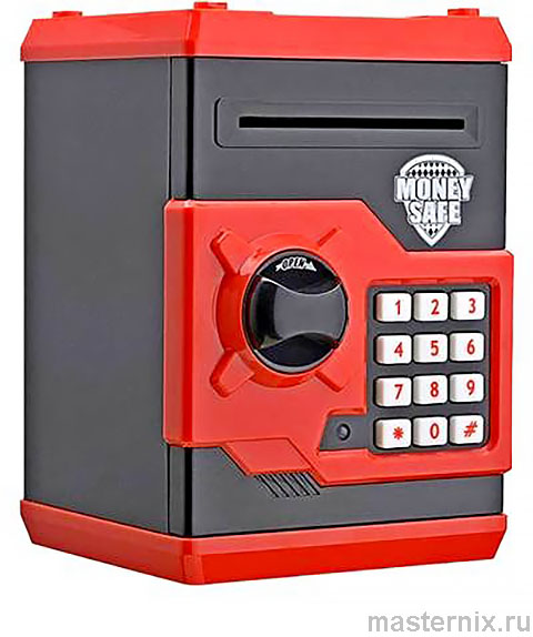 Инструкция Копилка сейф с кодовым замком и купюроприемником MONEY SAFE
