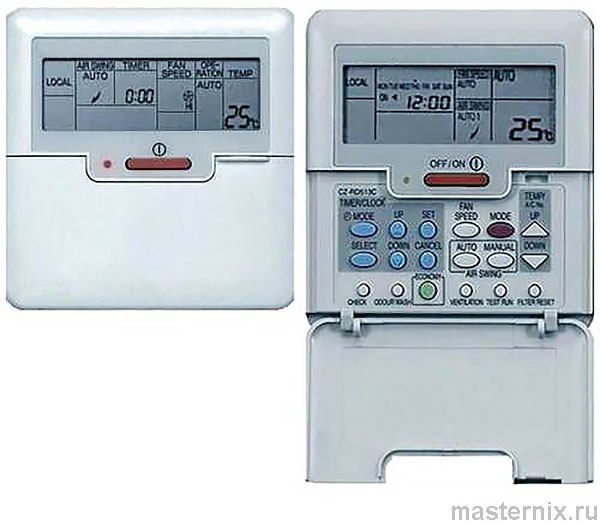 Пульт ДУ Panasonic CZ-RD513C Инструкция