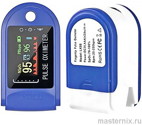 Инструкция по эксплуатации пальчикового пульсоксиметра Oximeter LK-88