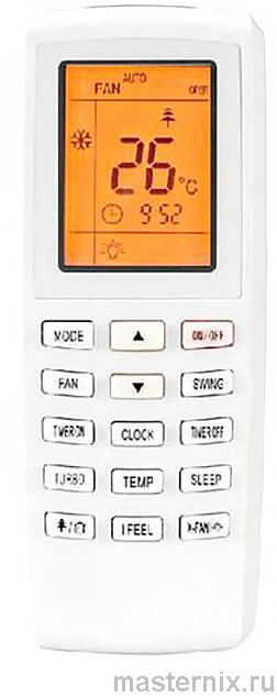 QuattroClima QA-RWF Split System Remote Control Manual