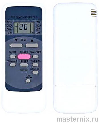 Infrared remote control for Rapid RAC-09 CE/N6_22Y split system – operating manual