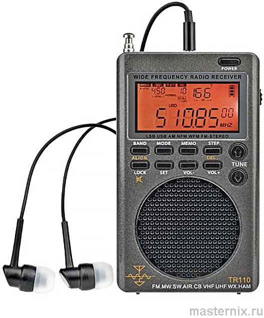 Радиоприемник RETEKESS TR110. Инструкция