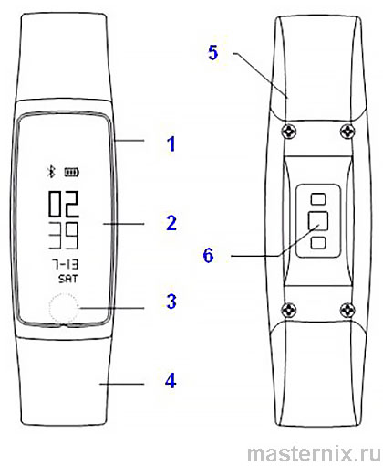 Smart Wristband Инструкция