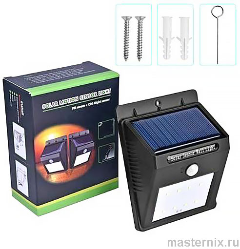 Solar Sensor Wall Light Инструкция