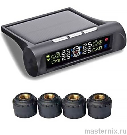 Solar tire pressure monitoring system
