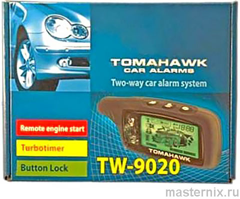 Автосигнализация TOMAHAWK TW-9020 Инструкция по эксплуатации