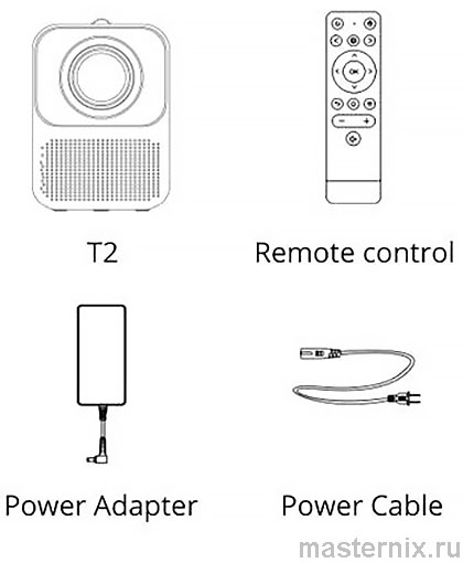 Инструкция Проектор Wanbo Projector T2 MAX