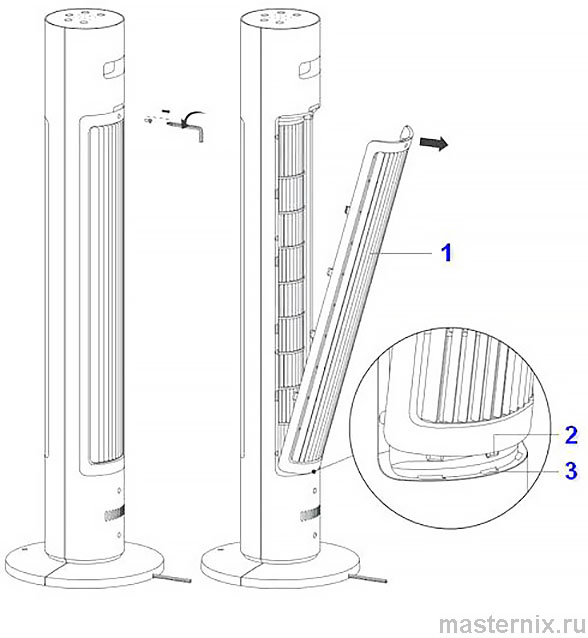 Инструкция вентилятор Xiaomi Mijia Tower Fan 2