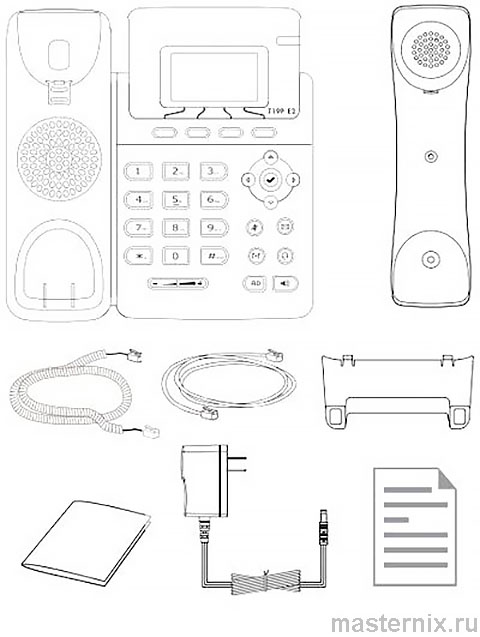 Инструкция IP-телефон YEALINK SIP-T19P / SIP-T19P E2