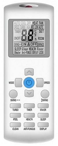 universal remote control AUX YKR-P/002E (YKR-P/001E) for air conditioners