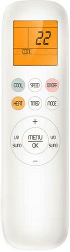 universal remote control for AUX air conditioner YKR-T/121E (YKR-T/011E)