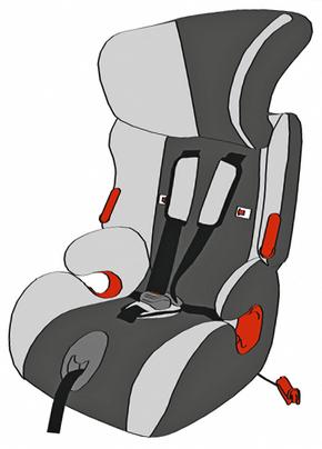 Удерживающее устройство для детей 9–36 кг Babyton Sirius группа I/II/III (от 9 до 36 кг)