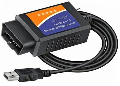 автомобильное диагностический адаптер ELM 327 - USB