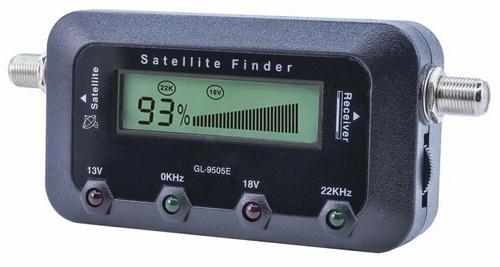 Цифровой спутниковый искатель (satfinder) Green Line GL-9505E2 DVB-S2X с LCD дисплеем
