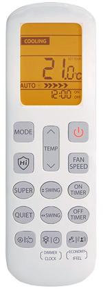 wired remote control of the HIGH LIFE ACHL air conditioner