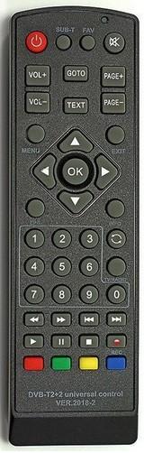 Универсальный пульт для телевизионное ресивера HUAYU DVB T2 +2 (ver. 2018-2 B0063950)