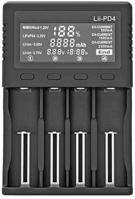 LiitoKala Lii-PD4 Зарядное устройство для Lithium-ion аккумуляторных батарей