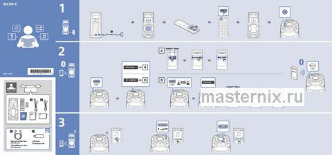 Обложка инструкции Музыкальный центр Sony MHC-V43D 