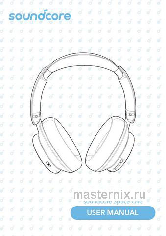 Обложка инструкции Наушники беспроводные Anker SOUNDCORE Q45 Black/черный 