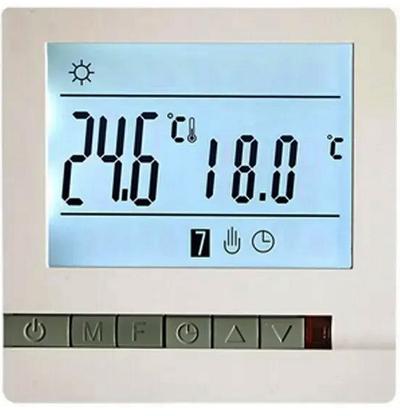 Smart thermostat MK71GC Wifi with LCD display for a gas boiler or underfloor heating temperature control. Installation and operation manual