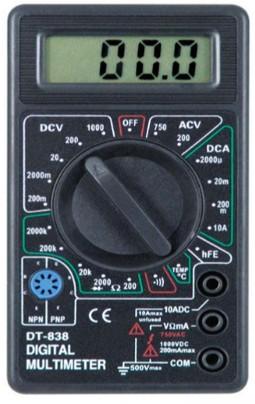 цифровой мультиметр M-830 серии модели: DT-830B, DT-830C, DT-831, DT-832, DT-838, М830В, М830ВZ, М831, М832, М833, М838