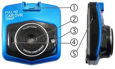 видеорегистратора FULL HD CAR DVR 1080p