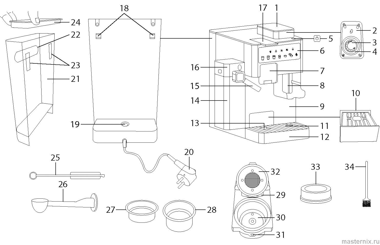инструкция garlyn barista compact-plus рис. - 003