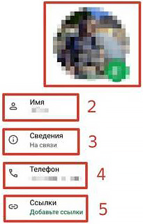 Как в WhatsApp изменить профиль и установить фото