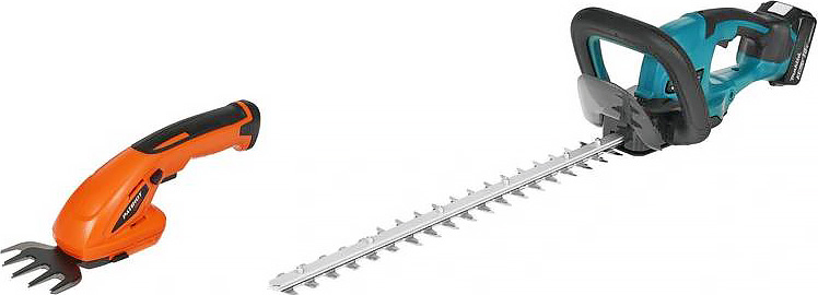 Чем аккумуляторные садовые ножницы отличаются от кустореза?