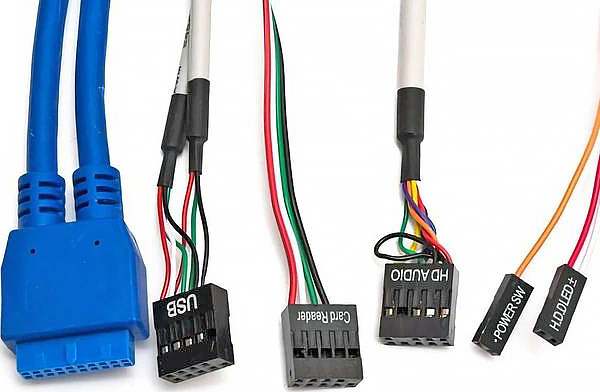 Как подключить переднюю панель корпуса к материнской плате?