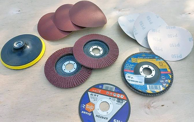 Оснастка для шлифования болгаркой