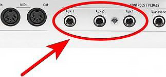 Можно ли к MIDI-клавиатуре подключить колонки или наушники?