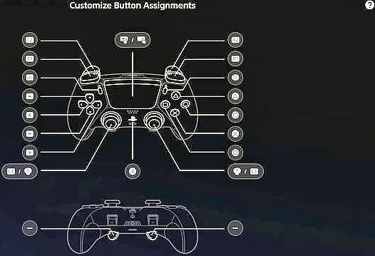 Как настроить задние лепестки на геймпаде?