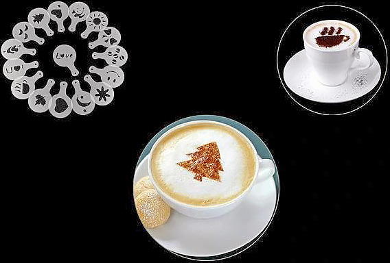 Зачем нужны трафареты и как их использовать в капучинаторах?