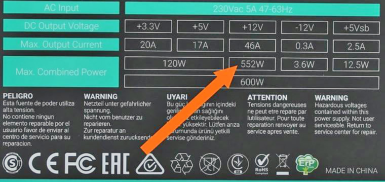 Как подобрать блок питания для видеокарты?