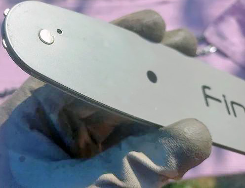 Как установить цепь на шину цепной пилы