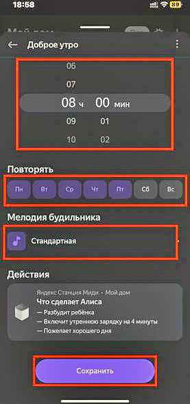 Как настроить «Алису-няню» на Станции Миди?