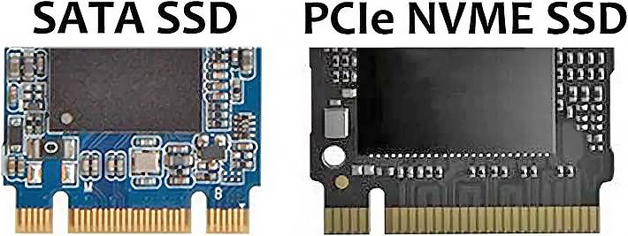 Чем отличается SATA M.2 от PCIe NVMe M.2?