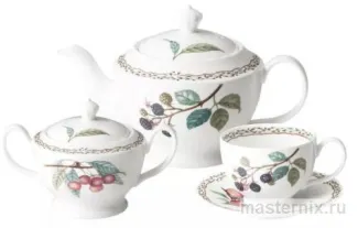 Чайный сервиз Fruit Garden из фарфора
