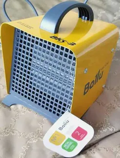 Обзор компактной электрической тепловой пушки Ballu BKS-3 с термостатом