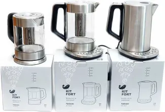 Обзор и тестирование трех моделей электрочайников Kitfort: КТ-621, КТ-622, и КТ-623