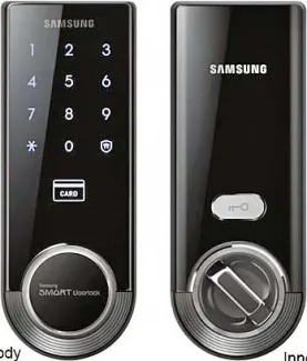 Обзор электромеханического замка Samsung SDS SHS-3320