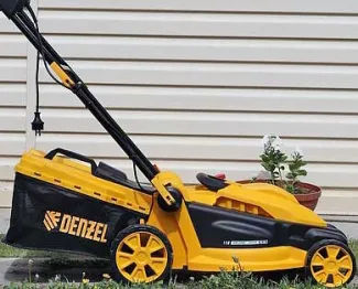 Обзор электрической газонокосилки Denzel GM-2000