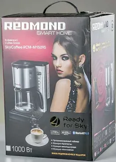 Обзор умной кофеварки REDMOND SkyCoffee M1509S с управлением со смартфона и огромным баком для воды