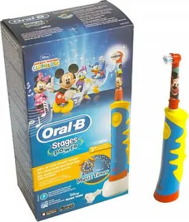 Обзор электрической зубной щётки Braun Oral-B Kids Mickey Mouse D10.513K