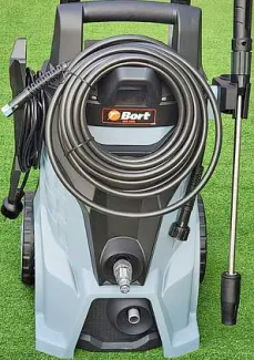 Обзор мойки высокого давления BORT KEX-2500 и струйной насадки BORT BHL-TURBO