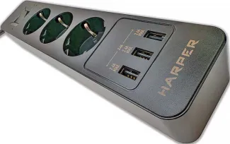 Обзор сетевого фильтра Harper UCH-360 — стильный и производительный