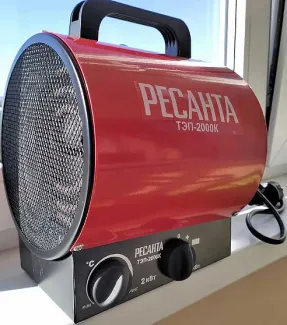 Обзор тепловой электрической пушки Ресанта ТЭП-2000К