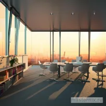 алюминиевый фасад офиса