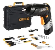 аккумуляторная отвертка DEKO DKS4FU-Li в кейсе